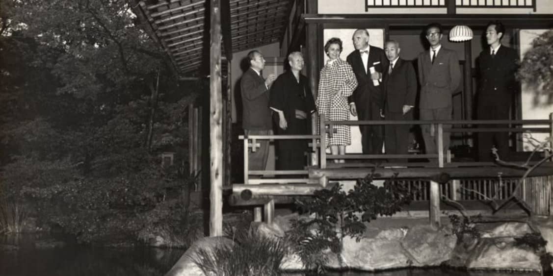 Bezoek aan Japan vanwege een bruikleententoonstelling, 1959