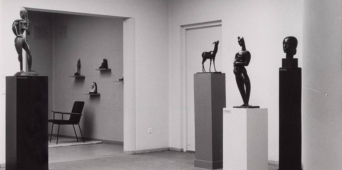 Exhibition 'Jacques Lipchitz, 116 sculptures', 1958